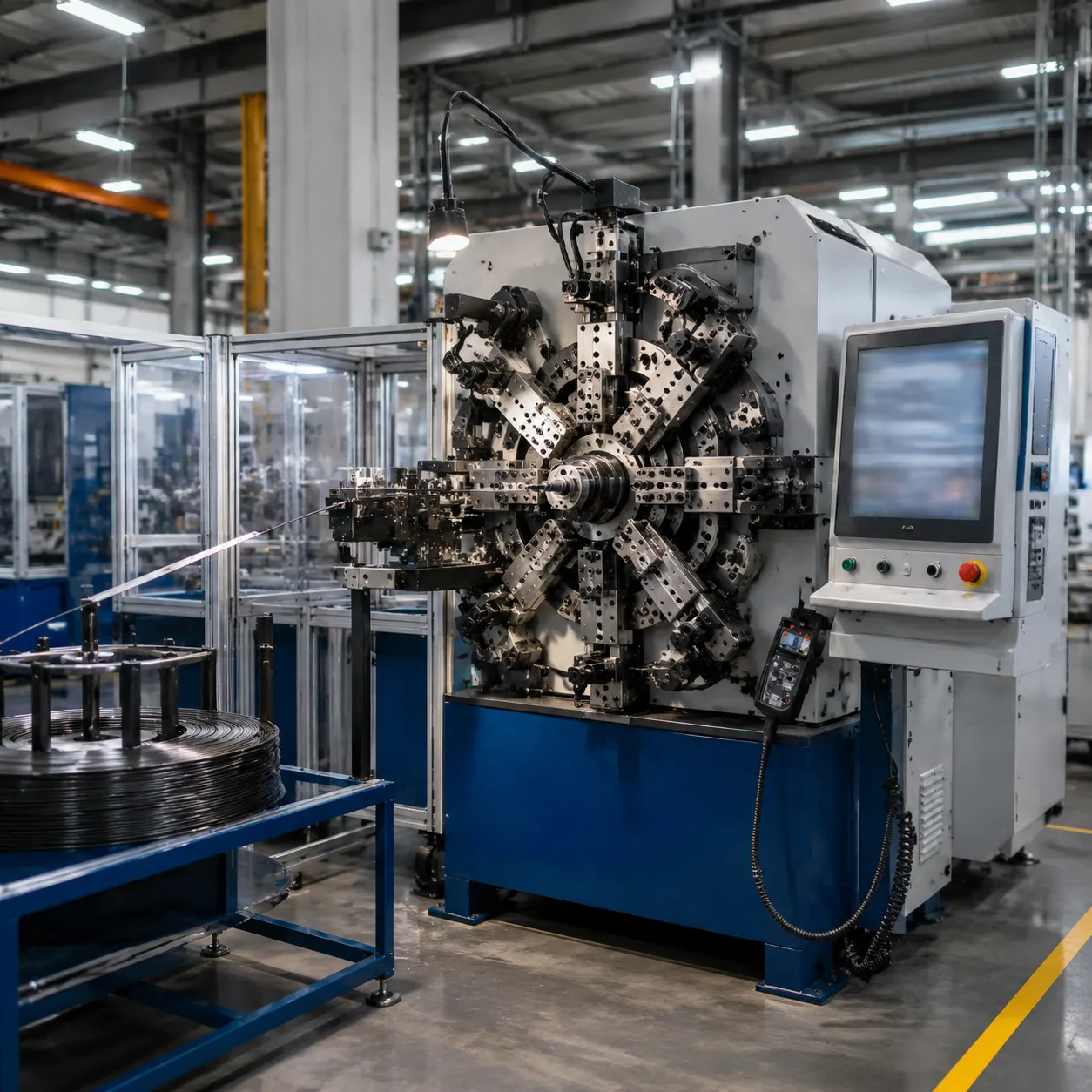 3D CNC bending machine 3 to 5 axis wire and tube freeform forming cell