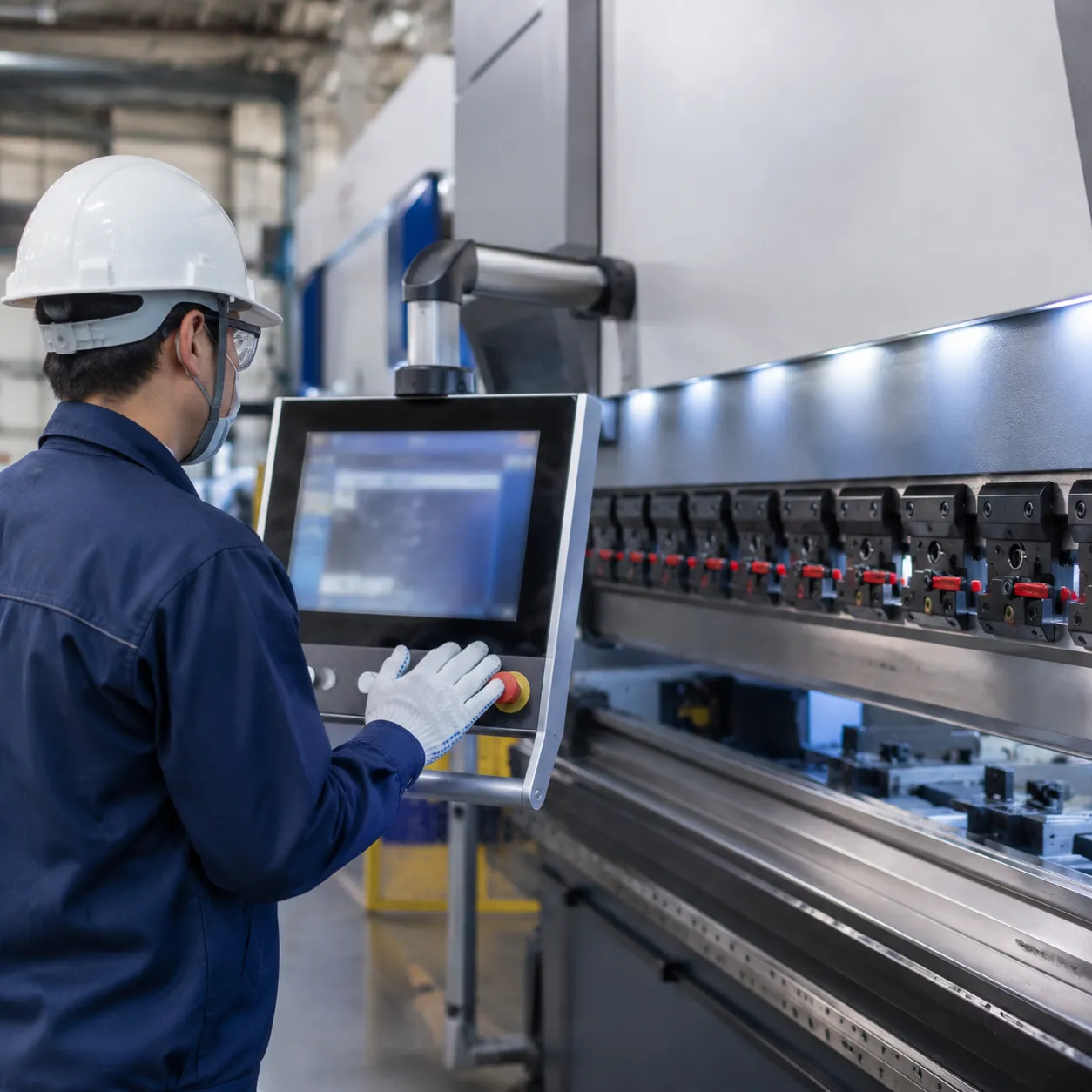 Precision CNC bending machine control system