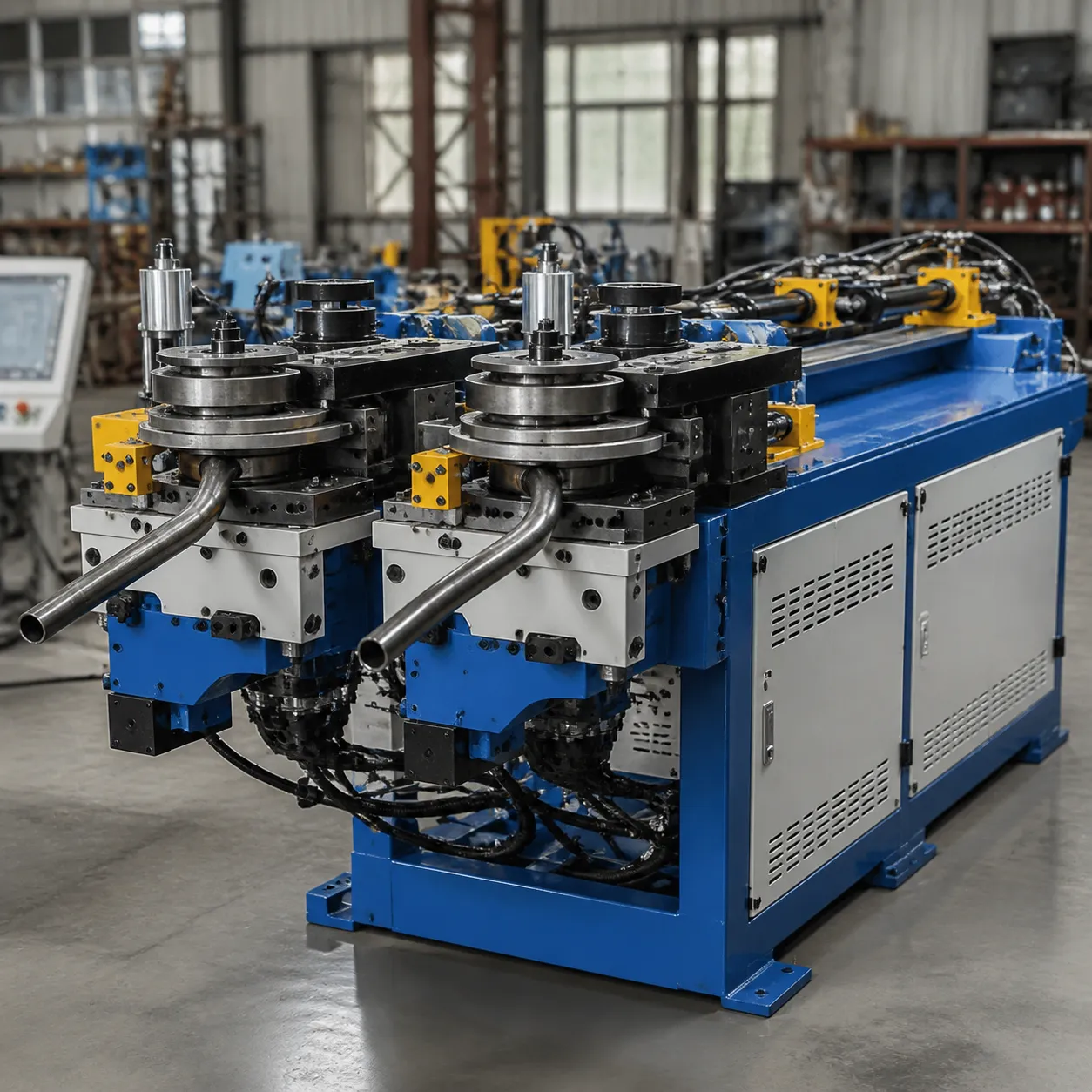 Twin Head CNC Bending Machine - Dual-Head Tube and Pipe Bending