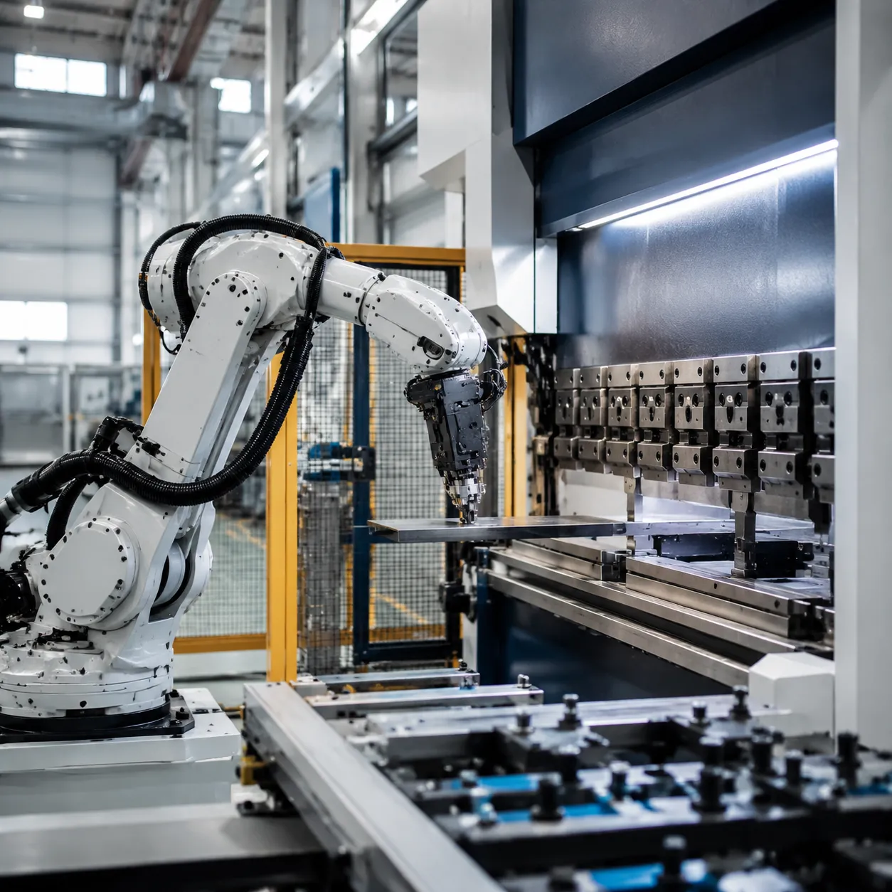 custom automated robotic cnc bender machine