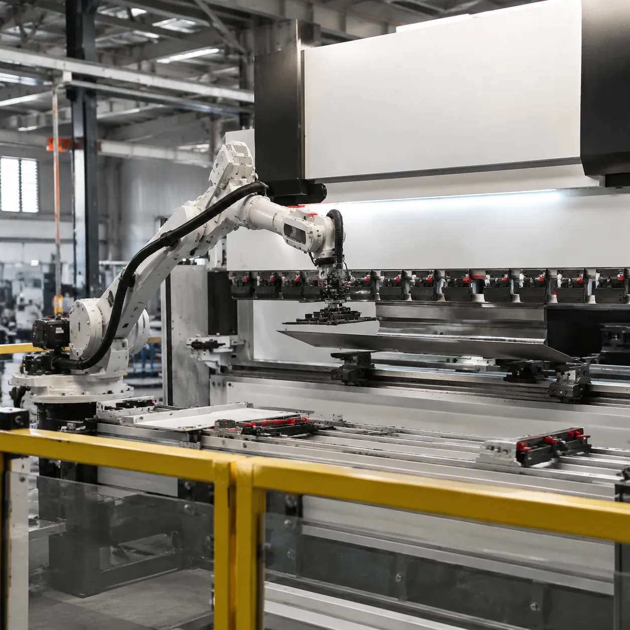 custom robotic cnc sheet bending machine